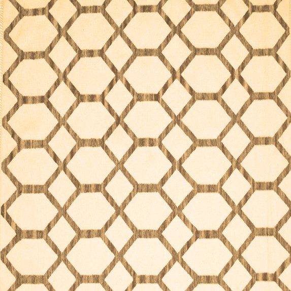 Ahgly Company Indoor Square Trellis Brown Contemporary Area Rugs, 3' Square