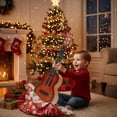 thumbnail image 3 of Red Simulation Touch Music Electric Guitar Ukulele Educational Children Early Learning Toy Fun Play Red, 3 of 7