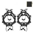 thumbnail image 3 of Ice Cleats for Boots and Shoes, Stainless Steel Spikes Traction Cleats for Walking on Snow and Ice, Universal Anti-Slip Crampons for Hiking, Jogging, and Climbing with Storage Bag, 3 of 4
