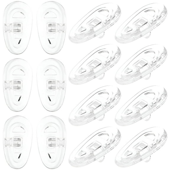 GJX 20 Pairs Silicone Nose Pads Eyeglass Accessories Guards for Eyeglasses Comfort Grips Non Slip