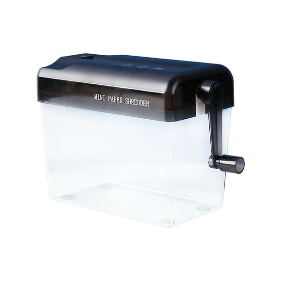 Unatoiry Compact Manual Paper Shredder with Non-skid Pads, Multicolor, 1 Count
