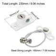 thumbnail image 2 of Unique Bargains Cabinet Locks Keyed 180mm Long String 52x22mm White, 2 of 5
