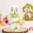 thumbnail image 4 of Moocorvic Easter Gnomes Decorations for Home, Plush Elf Handmade Gnome Bunny Doll Easter Ornaments Spring Home Decor, Gifts for Women Men, 4 of 7