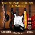thumbnail image 2 of Guitarra Strap Art Tribute para acústica, eléctrica y bajo con accesorios, 2 of 9