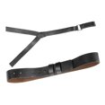 thumbnail image 4 of Mujeres Vintage PU Cuero Y Tirantes Agujeros ajustables Cinturones Negro 69-84cm/27.17-33.07, 4 of 7