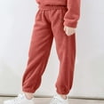 thumbnail image 2 of CHEEREAM Kids Boys Girls Fluffy Teddy Plush Fuzzy Warm Pajama Pants Sleepwear Loungewear Trouser with Pockets for 3-10 Years, 2 of 9