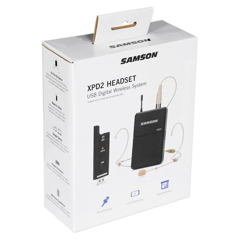 Samson stage xpd2 headset best sale wireless system