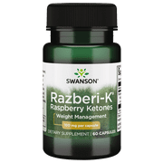 Swanson Razberi-K Raspberry Ketones 100 mg 60 Capsules