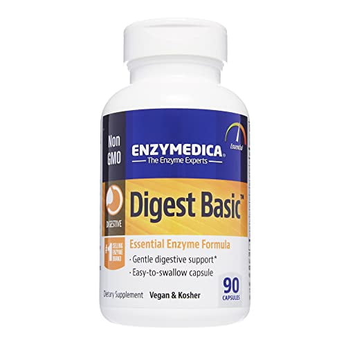 Enzymedica Digest Basic, Essential Enzyme Formula, Gentle Meal