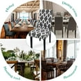 thumbnail image 5 of Dining Room Chair Covers Set of 6, Washable Kitchen Seat Protector, Removable Printed Stretchable Parsons Chair Slipcover for Room, Office, Hotel, Ceremony(01# Grey), 5 of 6
