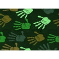 thumbnail image 1 of Ahgly Company Machine Washable Indoor Rectangle Transitional Night Black Area Rugs, 3' x 5', 1 of 7