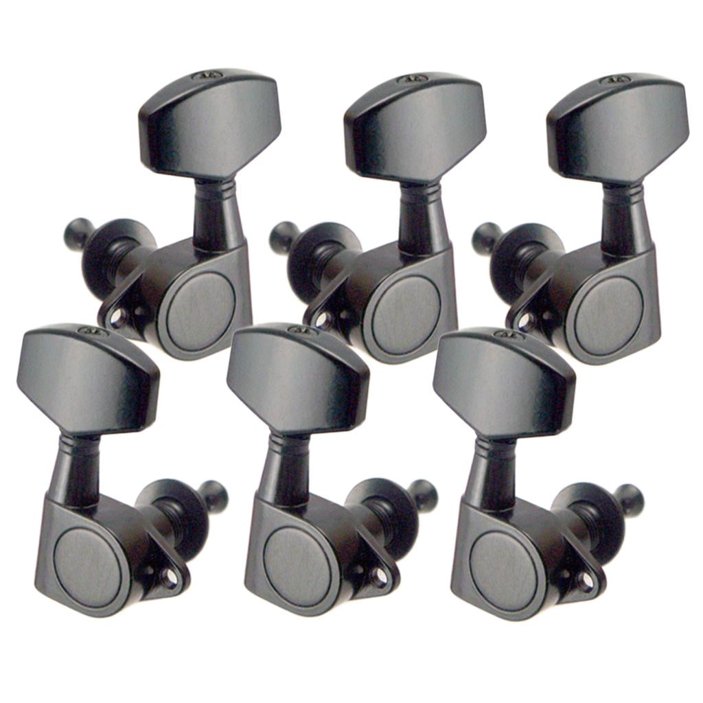 JWQFBC Pack of 6 Closed Guitar Tuning Keys Tuners for Acoustic Folk Guitar Replacement