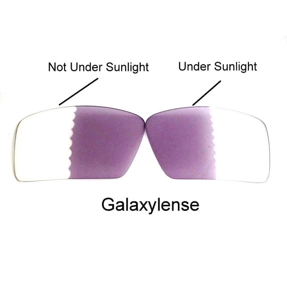 Galaxy Replacement Lenses for Oakley Eyepatch Photochromic Transition Change To Darker Grey Color 