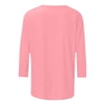 thumbnail image 4 of Women's t Shirts Spring Tops for Women Fashion Casual Short Sleeve Printed Summer Round Neck Blouse Tee Shirt, 4 of 5
