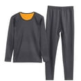 thumbnail image 5 of Tawop Thermal Underwear for Men Fleece Lined Long Johns Warm Winter Outfits Top and Bottom Set Base Layer Fall Clothing, 5 of 5