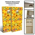 thumbnail image 2 of Slick Woody's Regulation 70S Colorful Flowers Cornhole Board Set in Yellow, 2 of 2