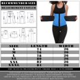 thumbnail image 4 of Cinturón Reductor de Neopreno Ajustable para Mujer Que Adelgaza El Cinturón de cinturo Abdominal para cinturo / Espalda / - Multicolor Púrpura L Yinane Entrenador de cintura para mujer, 4 of 8