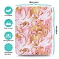 thumbnail image 5 of Marble Abstract (rose Gold) Dish Drying Mat Heat Resistant Bar Mat Collapsible Bar Mats for Shop Counter 18x24 Inches, 5 of 7