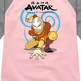 thumbnail image 3 of Avatar - The Last Airbender - Aang Swirl - Youth Girls Raglan Graphic T-Shirt, 3 of 5