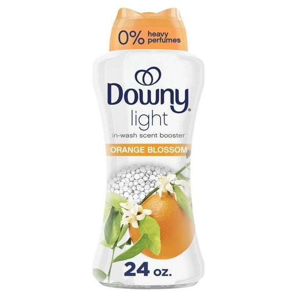 Downy Light Laundry Scent Booster Beads for Washer, Orange Blossom Scent, with No Heavy Perfumes, 680G