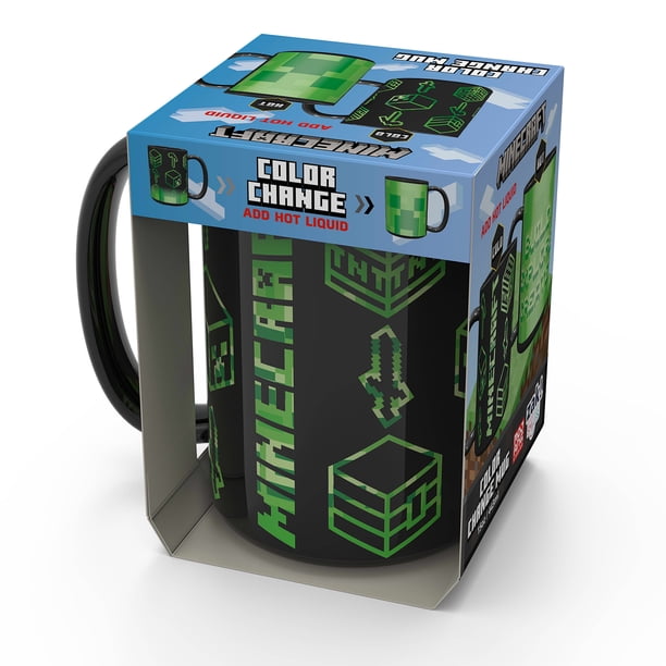 Zak Designs Minecraft Color Change 15 Ounce Mug, Creeper - Walmart