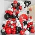 thumbnail image 3 of Red Wedding Balloon Birthday Birthday Balloon Arrangement Set Wedding Anniversary Opening Balloon Arch Decoration, 3 of 7