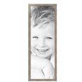 thumbnail image 2 of ArtToFrames 14" x 41" Champagne Pebble Metallic Picture Frame, 14x41 inch Silver Wood Poster Frame (WOM-5258),  Pack, 2 of 7