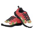 thumbnail image 3 of Uourmeti Kids Christmas Sneakers Size 1.5 Boys Girls Knitted Mesh Sneakers with Snowman Capybara Print Athletic Sports Shoes Lightweight Slip on Trainer, 3 of 7