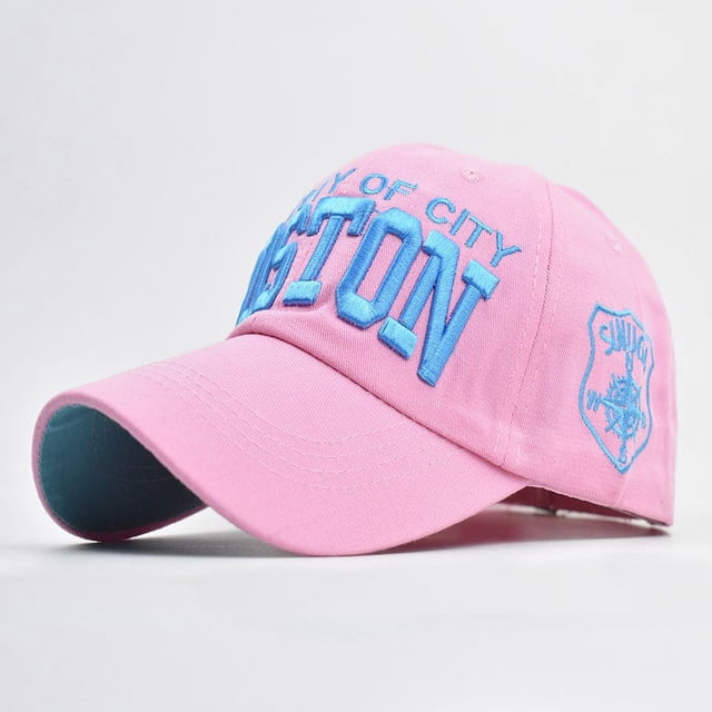 Visors Women Men Adjustable Hats Distressed Denim Letter Embroidered Baseball Cap Topee Baseball Caps