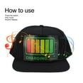 thumbnail image 4 of Sound Activated LED Hat, Flashing Music Cap, with Battery Operated Lights, Ideal for Club Festival Stage Performance, 4 of 7