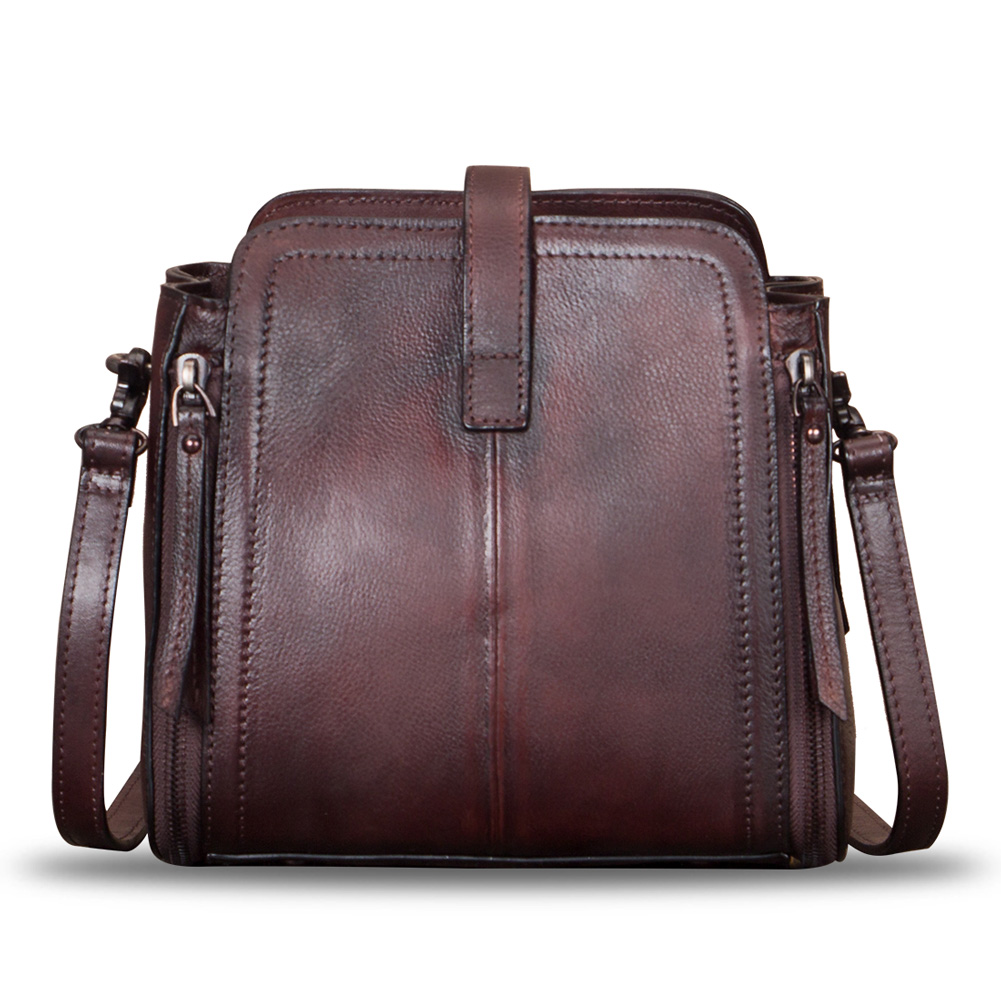 Genuine Leather Purses and Handbags for Women Vintage Crossbody Shoulder Bag