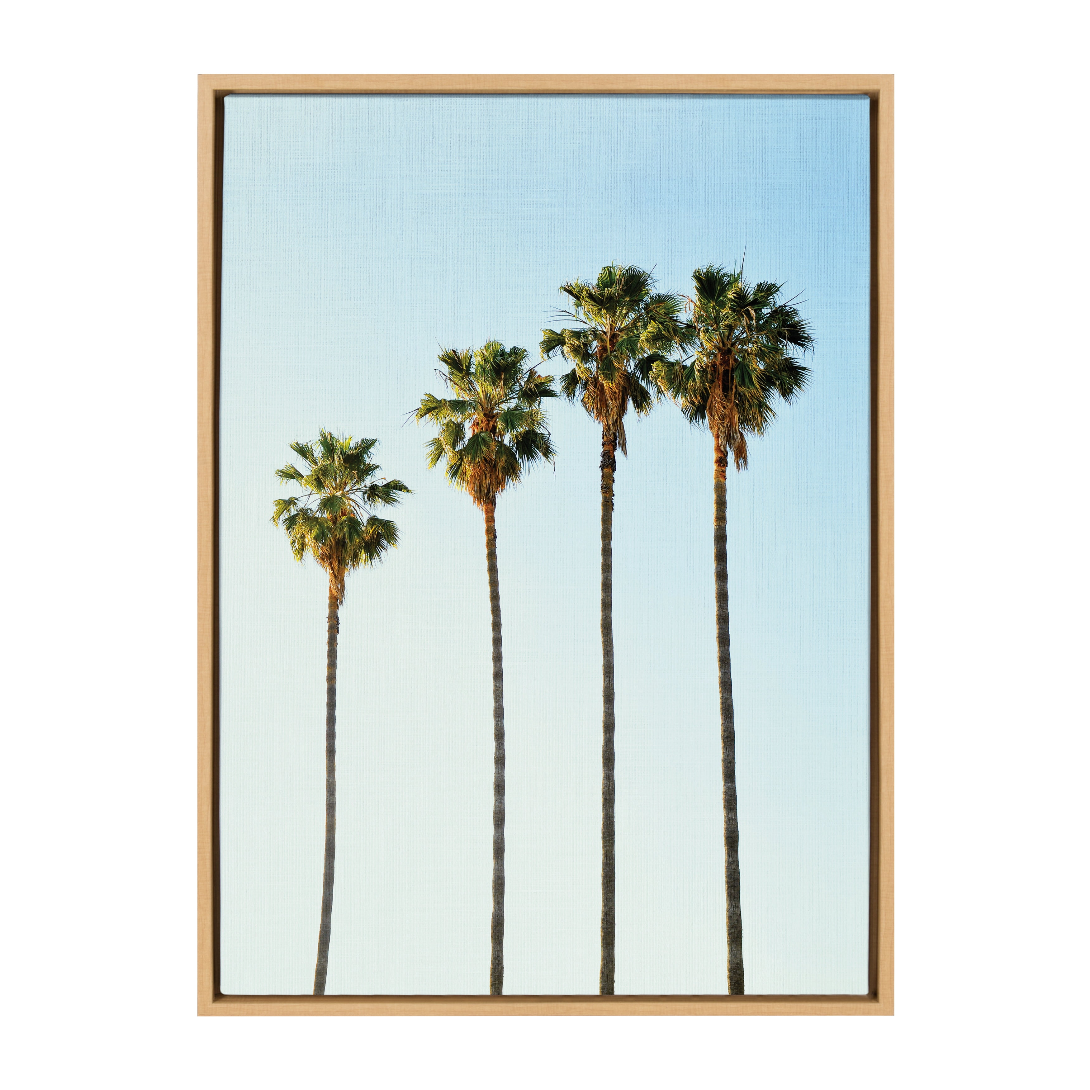 Wall Art Canvas Coconut Tree Out of Window Canvas Painting Print Art Pictures 