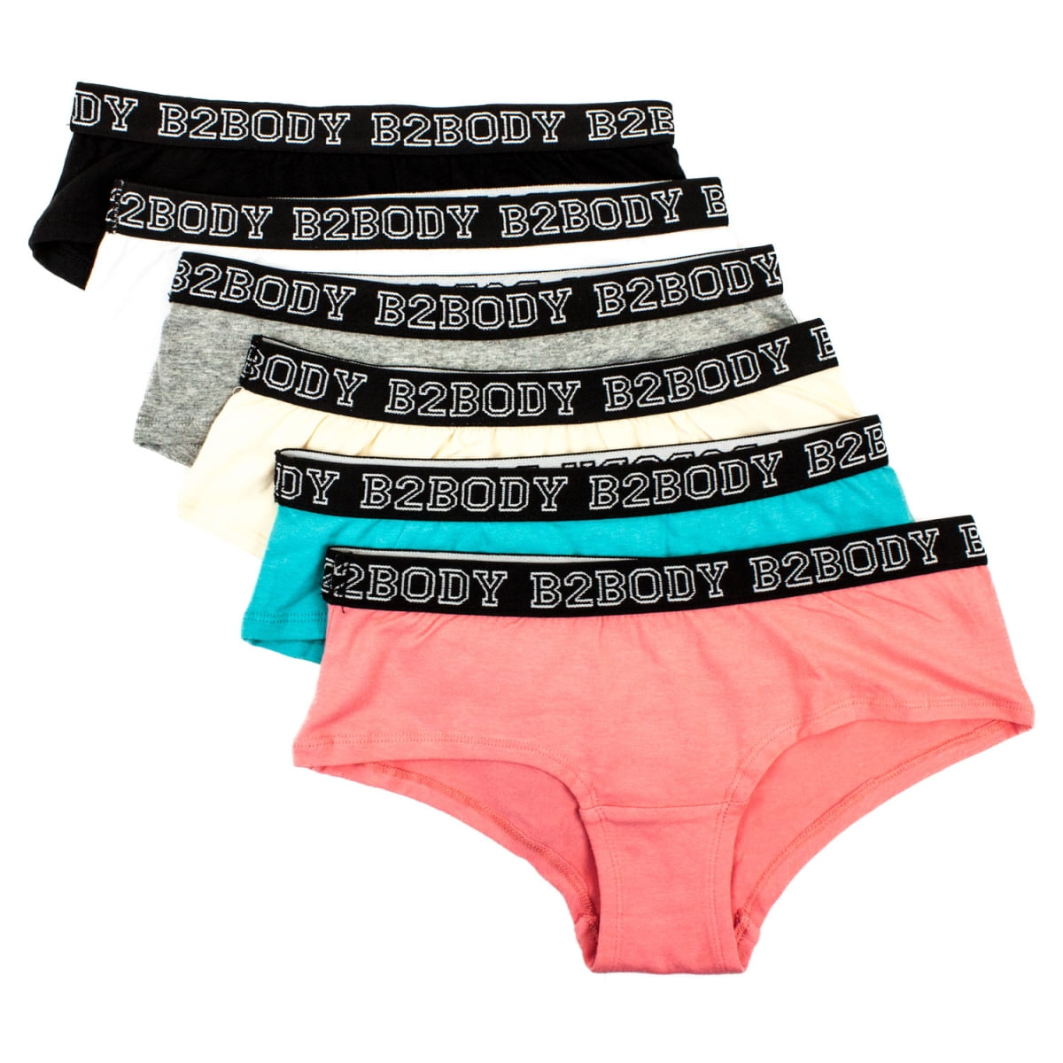 B2BODY B2BODY Women's Panties Comfortable Cotton Hipster Small to