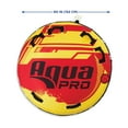 thumbnail image 3 of AquaPro Heavy Duty Nylon Deck Style Towable 1 Person Rider, Yellow and Red, 3 of 5