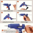 20W Mini Hot Glue Gun with Stand USB Plug Hot Melt Glue Gun Kit with