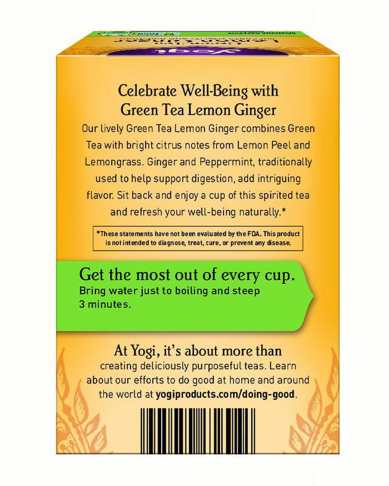 Yogi Tea Green Tea Ginger Lemon - only €3.09 with