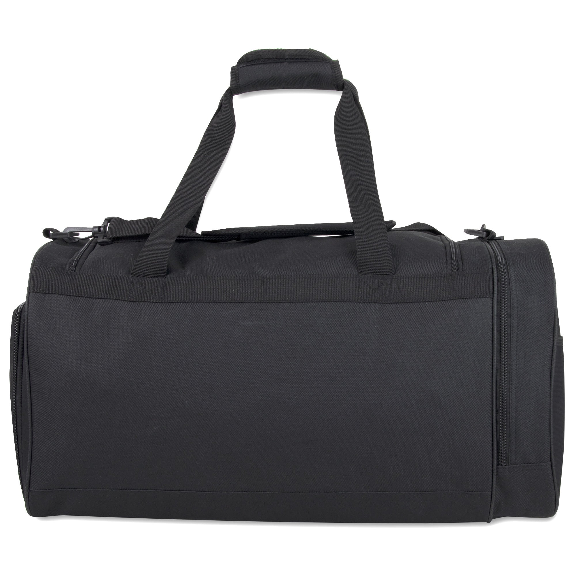 Summit Ridge 22"L Duffel Bag 38 Liter Capacity for Gym Clothes, Sports Equipment, Towels, Sneakers, Travel, Commute in Black