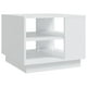 thumbnail image 1 of Mesa de café VidaXL de madera de ingeniería blanca 55x55x43 cm, 1 of 7
