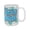 white, variant on 15oz "Zero Chill" Ceramic Mug – Bold Graphic Design, Inspirational Quote Coffee Cup for Daily Use