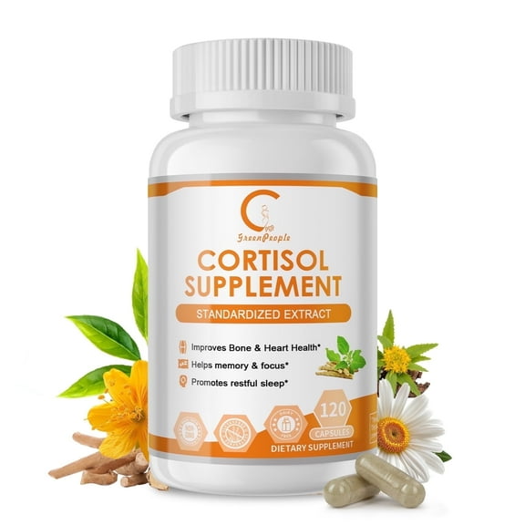 Cortisol Health Supplement - Stress & Relaxation & Sleep,Balanced Cortisol Response - with Magnesium, Ashwagandha - 120 Capsules