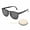 Black Gray, variant on Sunglasses for Women Men, Silicone & PC Folding Model Trendy Sunglasses with Simple Box Sunshine Protection Shades for Driving, Shopping and Taking Photos