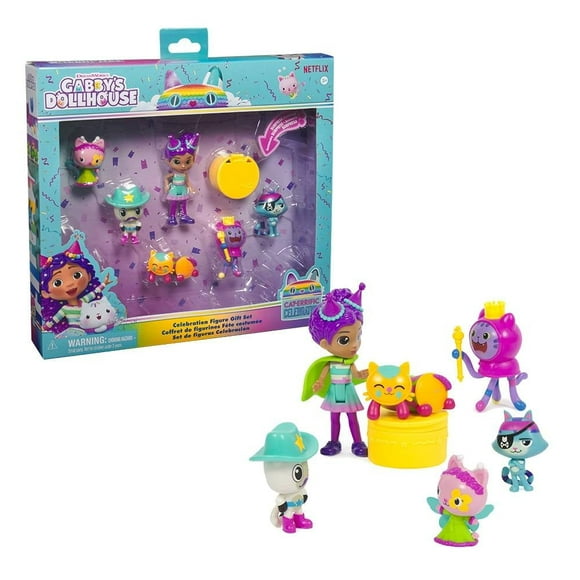 Set de Figuras Gabby's Dollhouse Deluxe Celebración