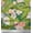 Olive Green, variant on Soimoi Green Silk Fabric Begonia & Peony Floral Print Sewing Fabric Yard 42 Inch Wide