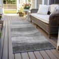 thumbnail image 6 of Addison Rugs Chantille Indoor/Outdoor Transitional Swirls Gray Washable Runner Rug, 2'3" x 7'6", 6 of 6