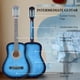 thumbnail image 3 of Guitarra Acústica Ktaxon 38" Basswood 6 Cuerdas Azul, 3 of 7