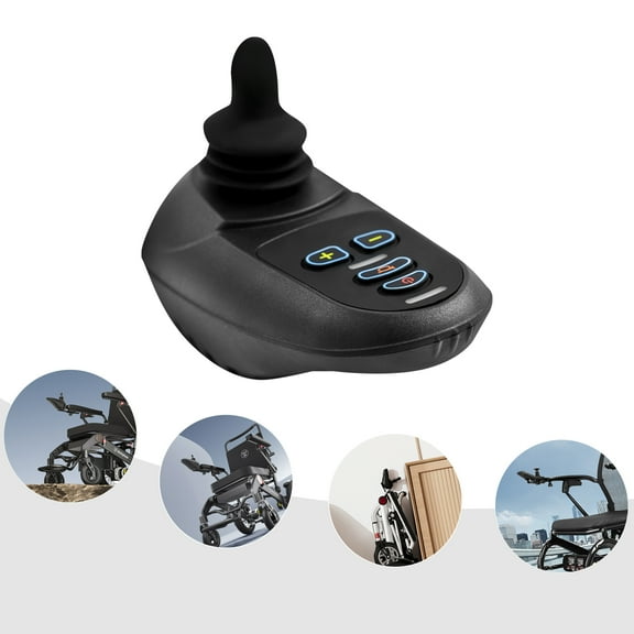 ChicHomey ​​Electric Wheelchair Joystick Controller,5 - Speed,for Smooth Mobility,for Electric Wheelchairs,Black
