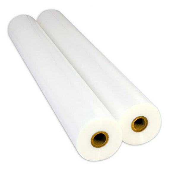 USI WrapSure Standard Thermal Laminating Roll Film, 1" Core, 25"x500 Feet, 1.5 Mil, Clear Gloss, 2 Rolls