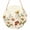 Beige, variant on Vintage Botanical Round Front Door Welcome Sign, 7.8 Inch Wall Hanging Decor for Indoor Outdoor, Pastoral Summer Spring Floral Home Porch Hanger Decorations for Holiday Gift