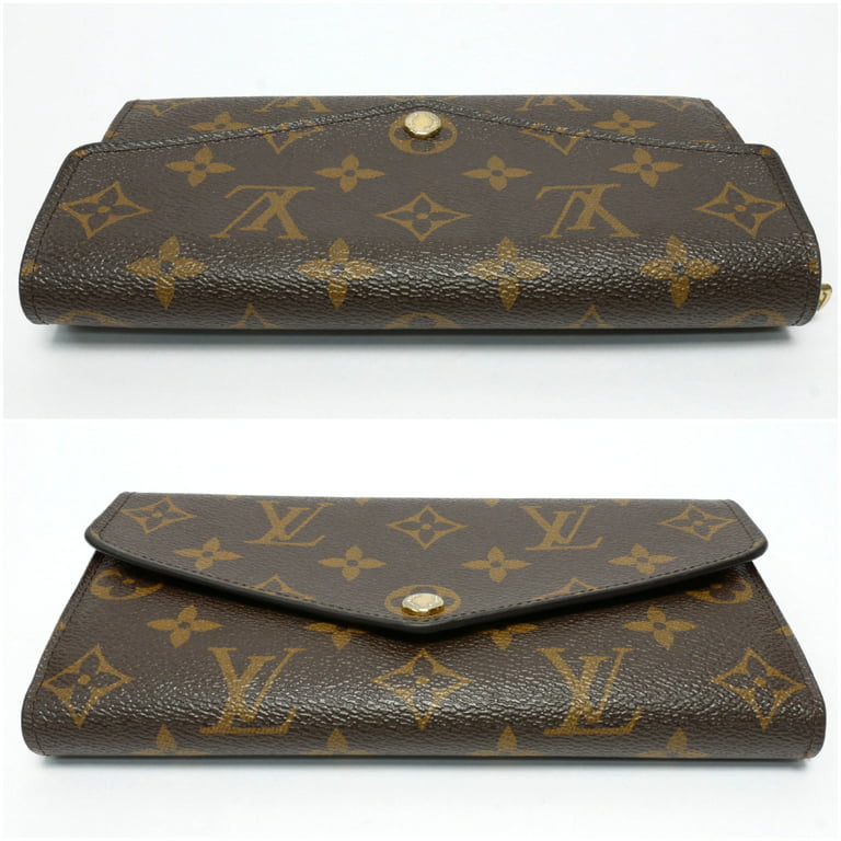 Shop Louis Vuitton PORTEFEUILLE SARAH Monogram Unisex Leather