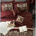 thumbnail image 3 of Nanshing Renee 9 Piece Traditional Floral Comforter Set, Red Gold, California King, 3 of 9